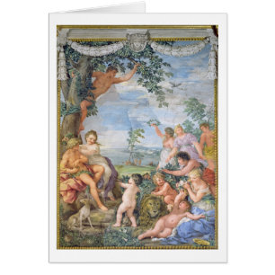 Guldåldern (frescoen) hälsningskort