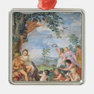 Guldåldern (frescoen) julgransprydnad metall