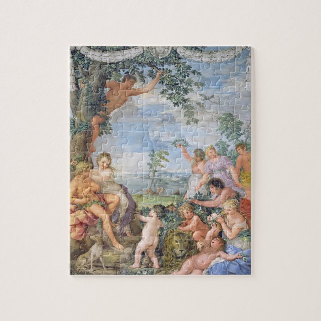 Guldåldern (frescoen) pussel (Vertikal)