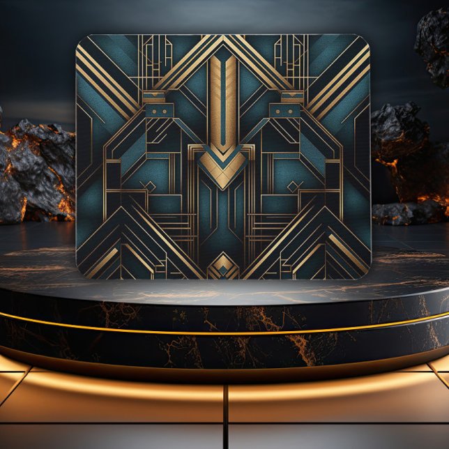 Guldålderns Glamour Geometri Design Musmatta (Skapare uppladdad)