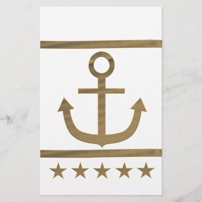 guldankare lycksymbol brevpapper (Framsida)
