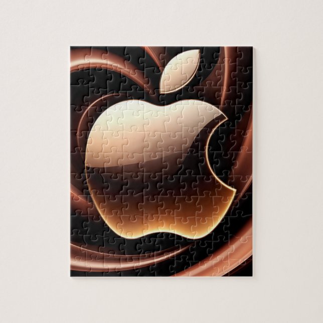 🍎 Guldäpple Flytande Metallisk Lyxig Pusselpresen Pussel (Vertikal)