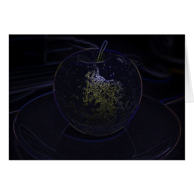 guldäpple hälsningskort (Framsidan Horizontal)