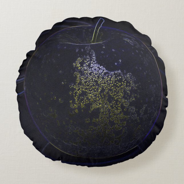 guldäpple rund kudde (Framsidan)