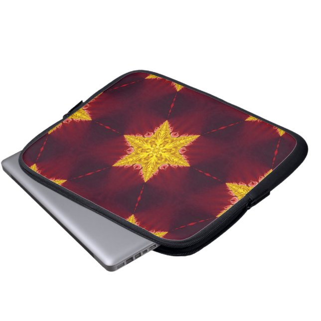 Guldbärnstjärnor Laptopfodral Laptop Sleeve (Framre botten)