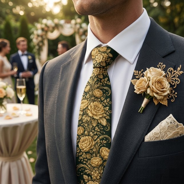Guldbarock Blommig Elegans Slips (Skapare uppladdad)