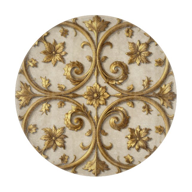 Guldbarock invecklad filigran (Framsidan)