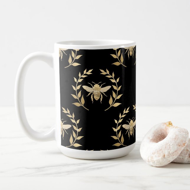 Guldbee Kaffemugg (Med munk)