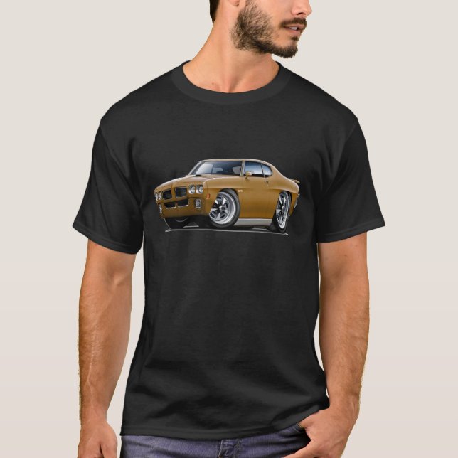 Guldbil för 1970 GTO T-shirt (Framsida)