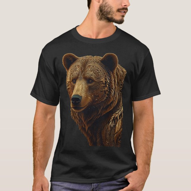 Guldbjörn T Shirt (Framsida)