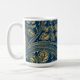 Guldblå elegans kaffemugg