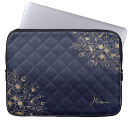 Guldblad Neopren Datorfodral Elegant