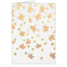 Guldbladskonfetti på genomskinlig bakgrund hälsningskort