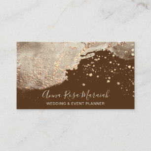 *~* Guldblomma Elegant Glitter Beauty Bröllop Visitkort