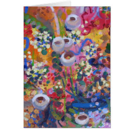 Guldblommor Hälsningskort