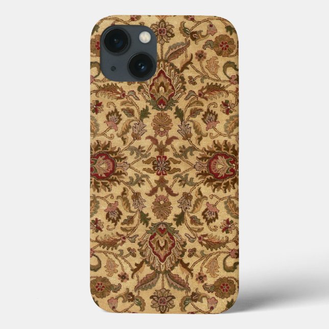 Guldbloommor Arabesk orientalisk tapet (Baksida)