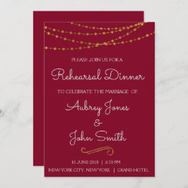 Guldbränsledtinnare Ljus och - och skriptrepetitio Inbjudningar