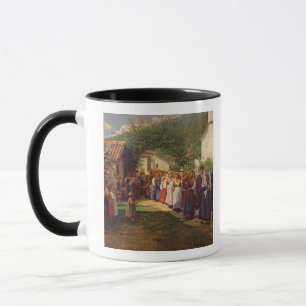 Guldbröllopet (olja på kanfas) mugg
