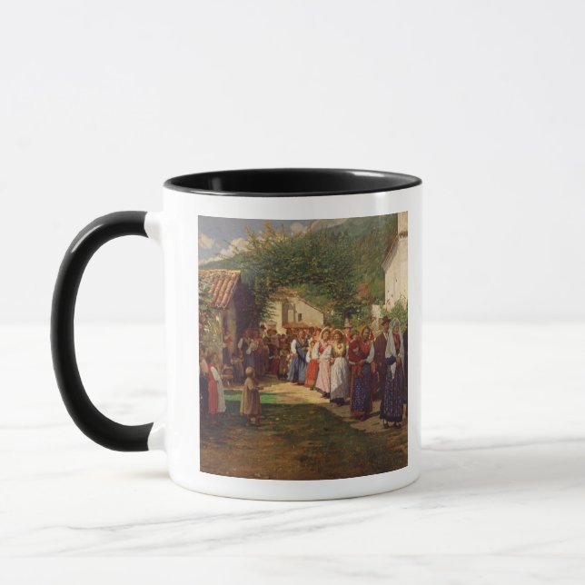 Guldbröllopet (olja på kanfas) mugg (Vänster)