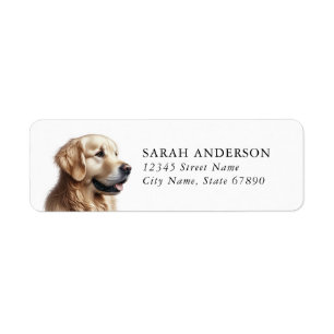 Guldbrotts Hund Returadressetiketter Returadress Etikett