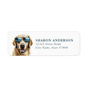 Guldbrotts Hund Returadressetiketter Returadress Etikett