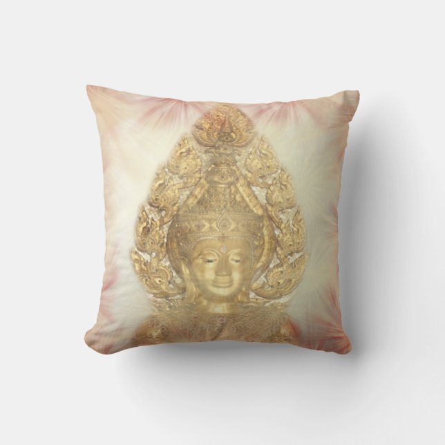 Gulden buddha kudde (Framsida)