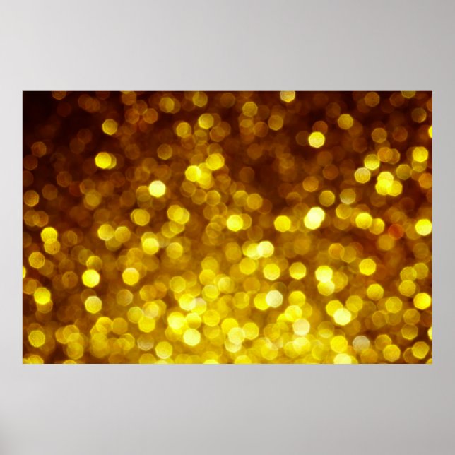 Gulden glitter struktur christmas abstrakt backgro poster (Framsidan)