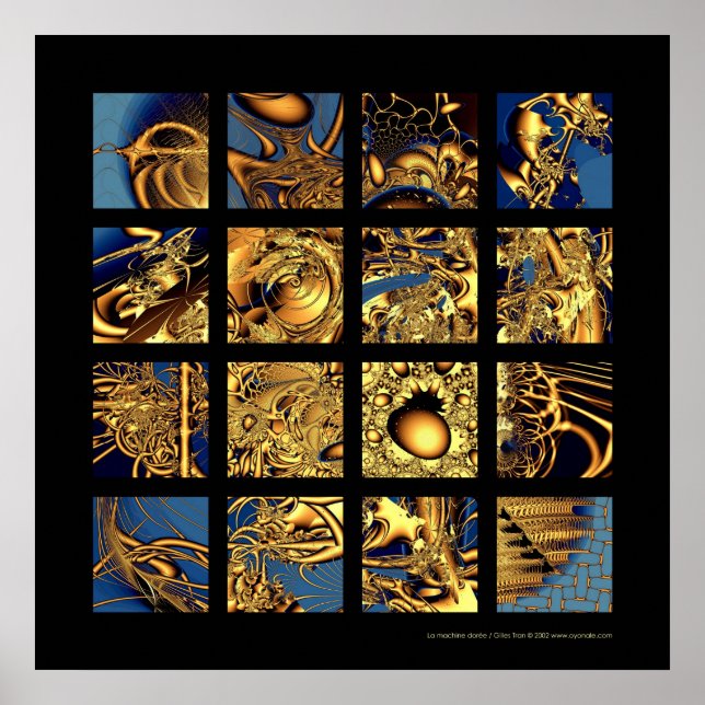 Gulden maskin poster (Framsidan)