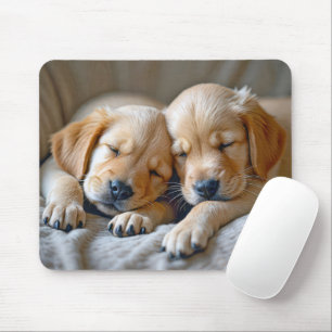 Gulden Retriever-valpar Sleeping Musmatta