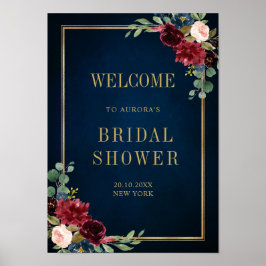 Guldet marktometriskt välkomstmeddelande för den poster