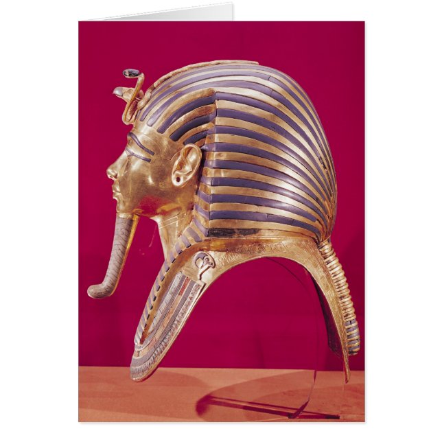 Guldet maskerar hälsningskort (Framsidan)