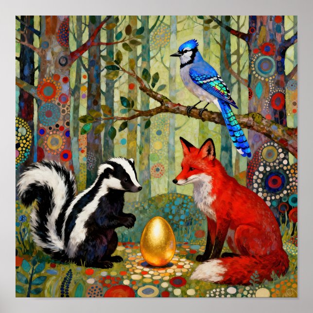 ”Guldets dilemma” Poster (Framsidan)