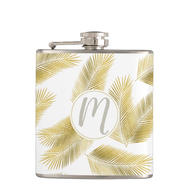 Guldfabel Handflatan Löv Mönster Fickplunta (Framsidan)