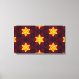 Guldfärgade stjärnor Canvas