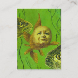 Guldfish Baby Mutant ACEO Artists Trafikkort Visitkort