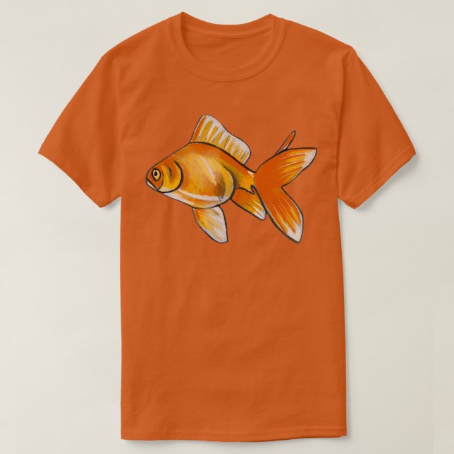 Guldfisk 40 t shirt (Design framsida)