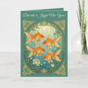 Guldfisk Grace Nowruz-firande Kort