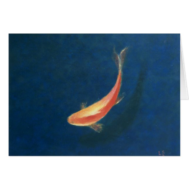 Guldfisk Hälsningskort (Framsidan Horizontal)