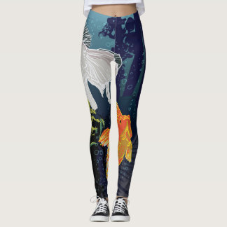 Guldfisk i Japan Leggings