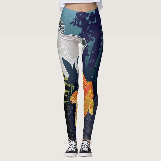 Guldfisk i Japan Leggings (Framsida)