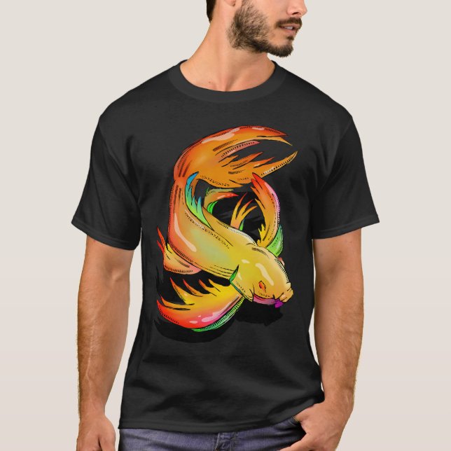 Guldfisk Koi T Shirt (Framsida)