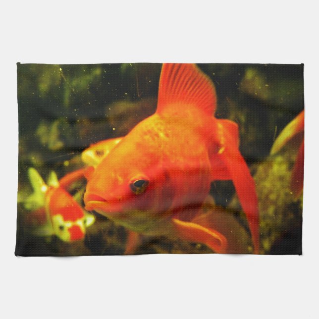 Guldfisk Kökshandduk (Horisontell)