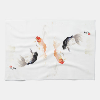 Guldfisk Kökshandduk