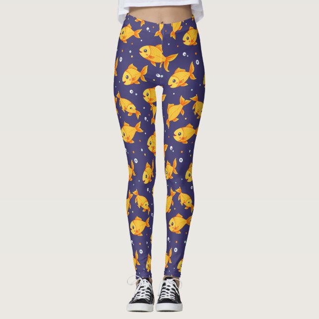 guldfisk leggings (Framsida)
