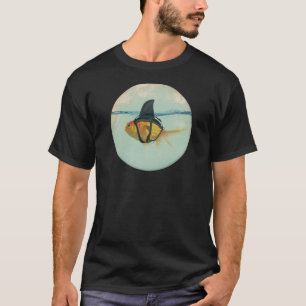 Guldfisk med hajfena t shirt