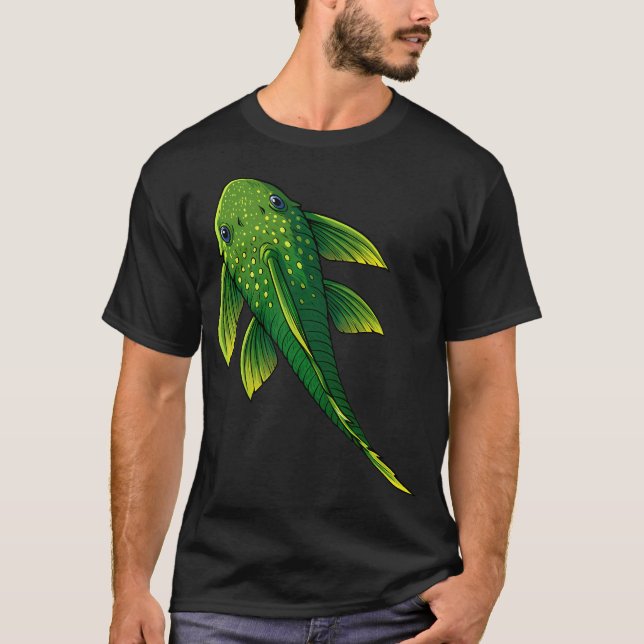Guldfisk med röd bakgrund t shirt (Framsida)