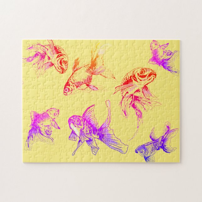 Guldfisk Pussel (Horisontell)