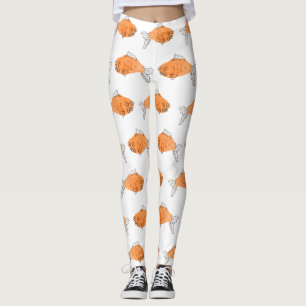 Guldfiskdamasker Leggings