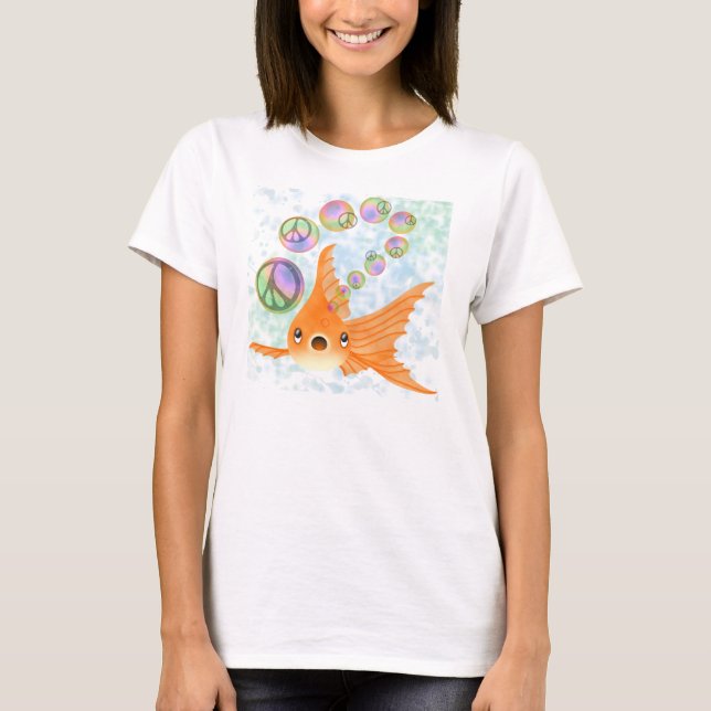 Guldfiskfred bubblar tröja (Framsida)