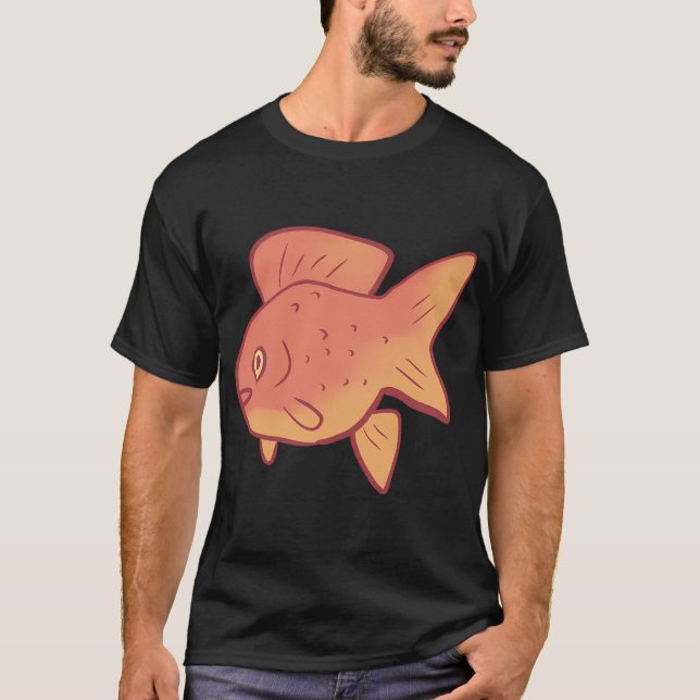 Guldfiskillustration T Shirt (Framsida)